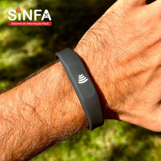 Pulseira SINFA com Chip NFC Integrado